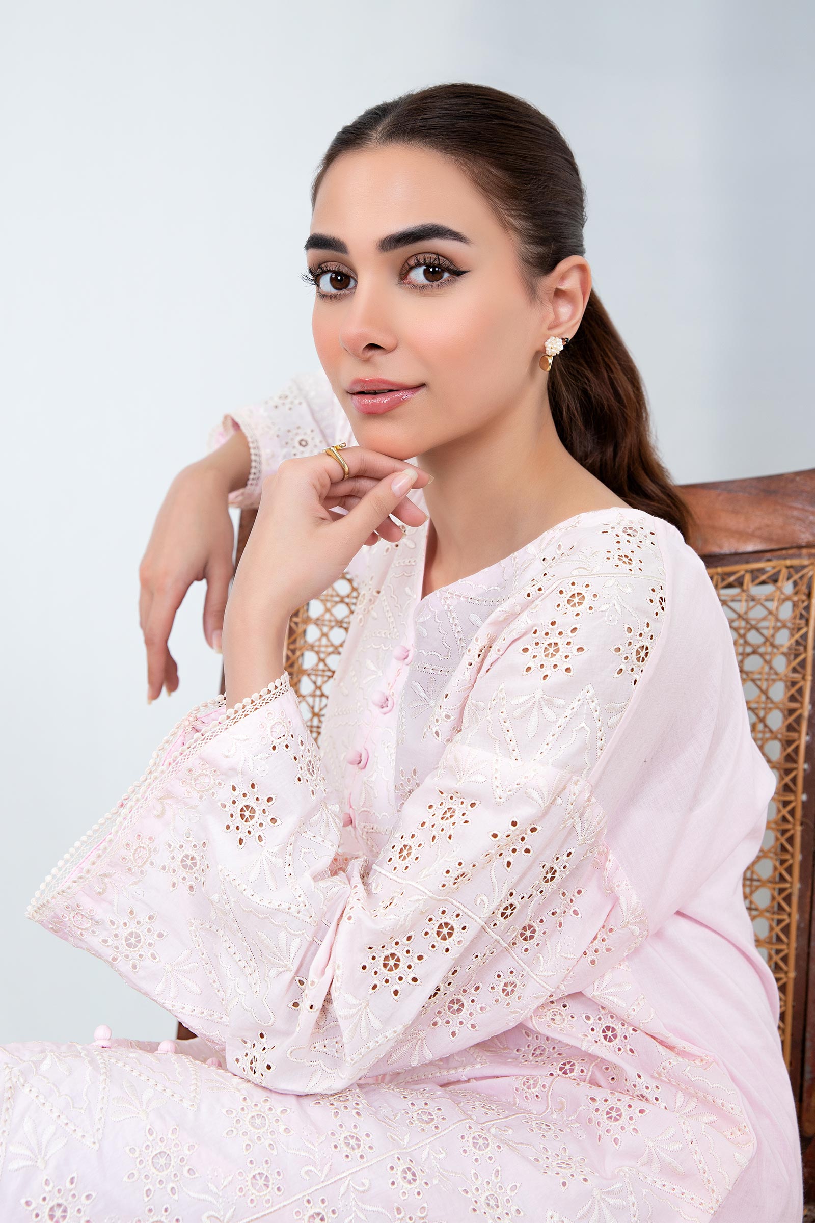 Embroidered Lawn Tunic Shirt M Basics By Maria B PK Embroidered lawn tunic shirt m basics by maria b pk