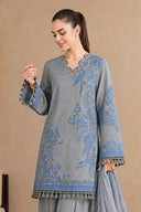 3 Pc Unstitched Printed Khaddar Suit