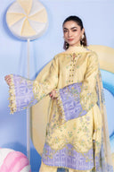 3 Pc Unstitched Embroidered Lawn Suit