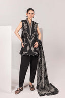 3 Pc Unstitched Embroidered Lawn Suit