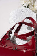 Belted Crescent Bag