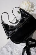 Belted Crescent Bag