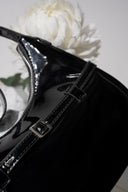 Belted Crescent Bag