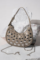 Studded Hobo Bag