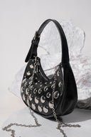 Studded Hobo Bag