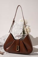 Fold-Pleat Shoulder Bag