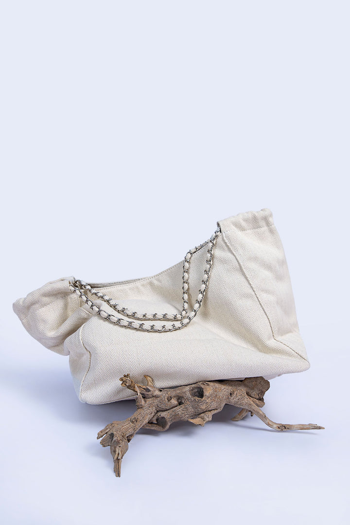 Braided Canvas Tote | ABG-S24-7 All Sale ABGS247-999-WHT