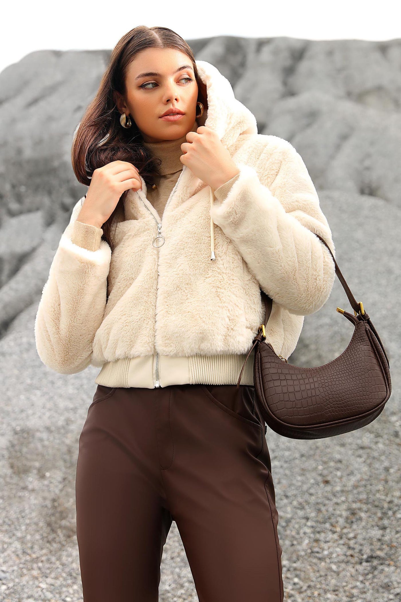 Mini Croc Hobo | ABG-W23-3