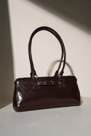 Belted Barrel Handbag