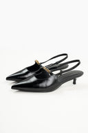 Slingback Kitten Heels