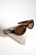 Two-Tone Cat Eye Sunglasses
