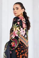 3 Pc Unstitched Printed Slub Khaddar Suit
