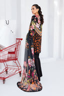 3 Pc Unstitched Printed Slub Khaddar Suit