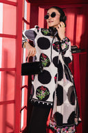 3 Pc Unstitched Printed Marina Twill Suit
