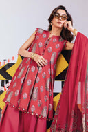 3 Pc Unstitched Printed Linen Suit