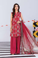 3 Pc Unstitched Printed Linen Suit