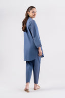 2 Pc Embroidered Linen Suit
