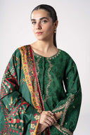 2 Pc Embroidered Self Textured Dobby Viscose Suit