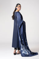 2 Pc Embroidered Lurex Texture Suit