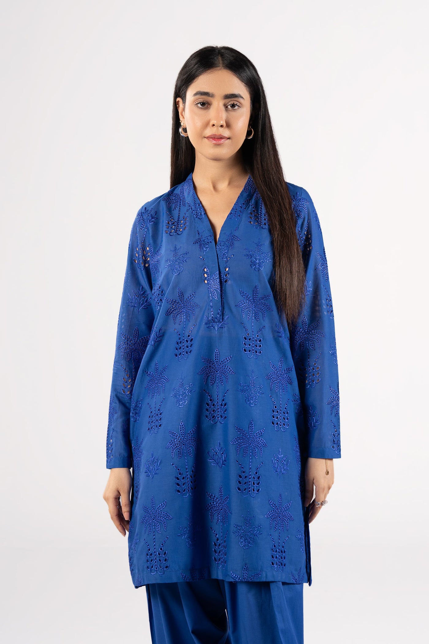 2 Pc Embroidered Lawn Suit