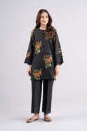 2 Pc Embroidered Jacquard Suit
