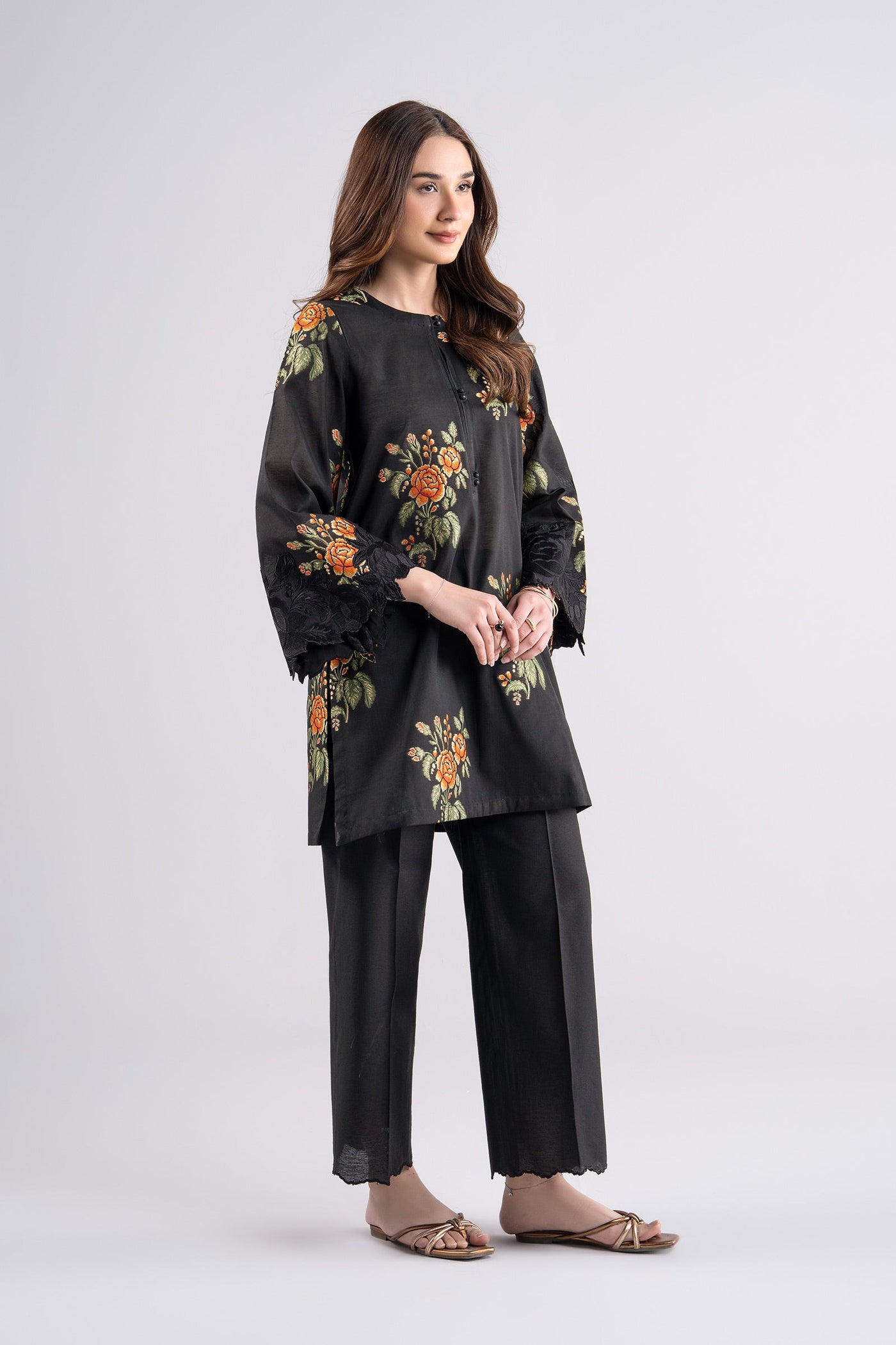 2 Pc Embroidered Jacquard Suit | MB-CS25-121
