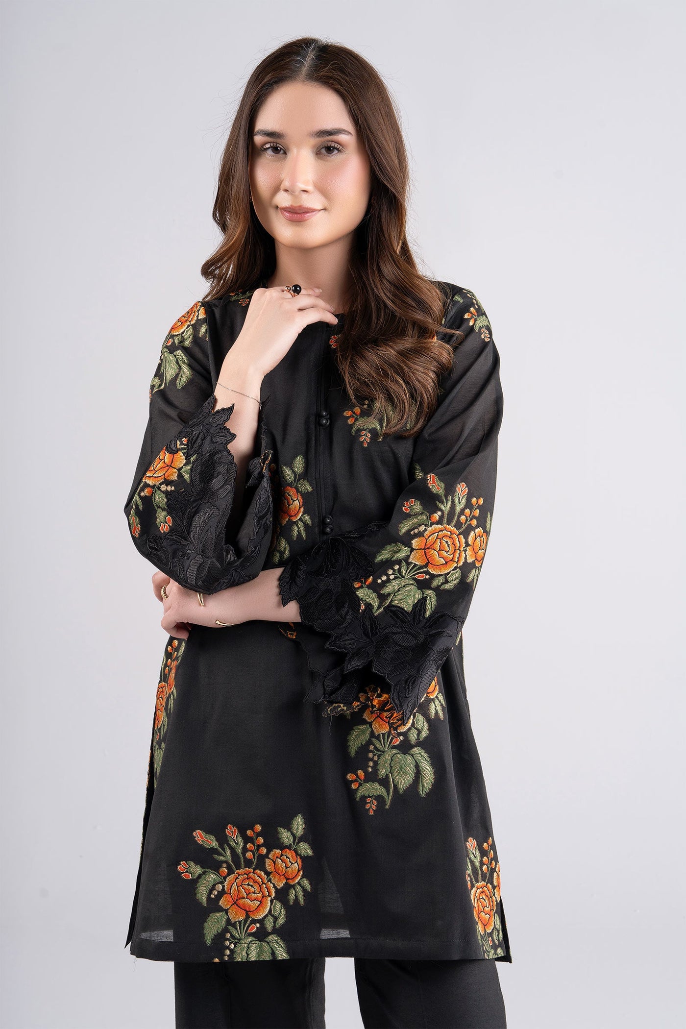 2 Pc Embroidered Jacquard Suit | MB-CS25-121
