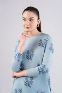 2 Pc Embroidered Jacquard Suit
