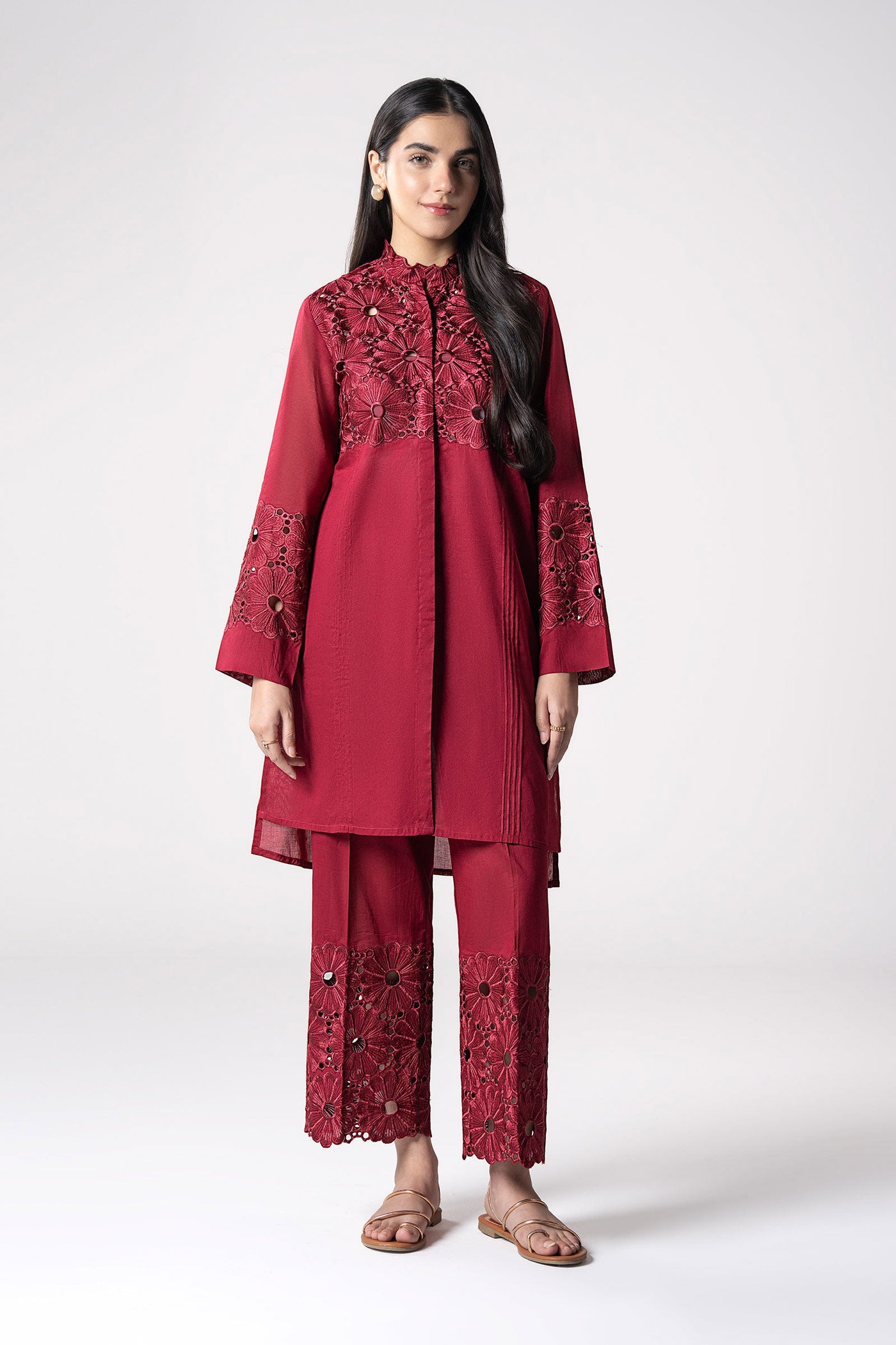 2 Pc Embroidered Lawn Suit