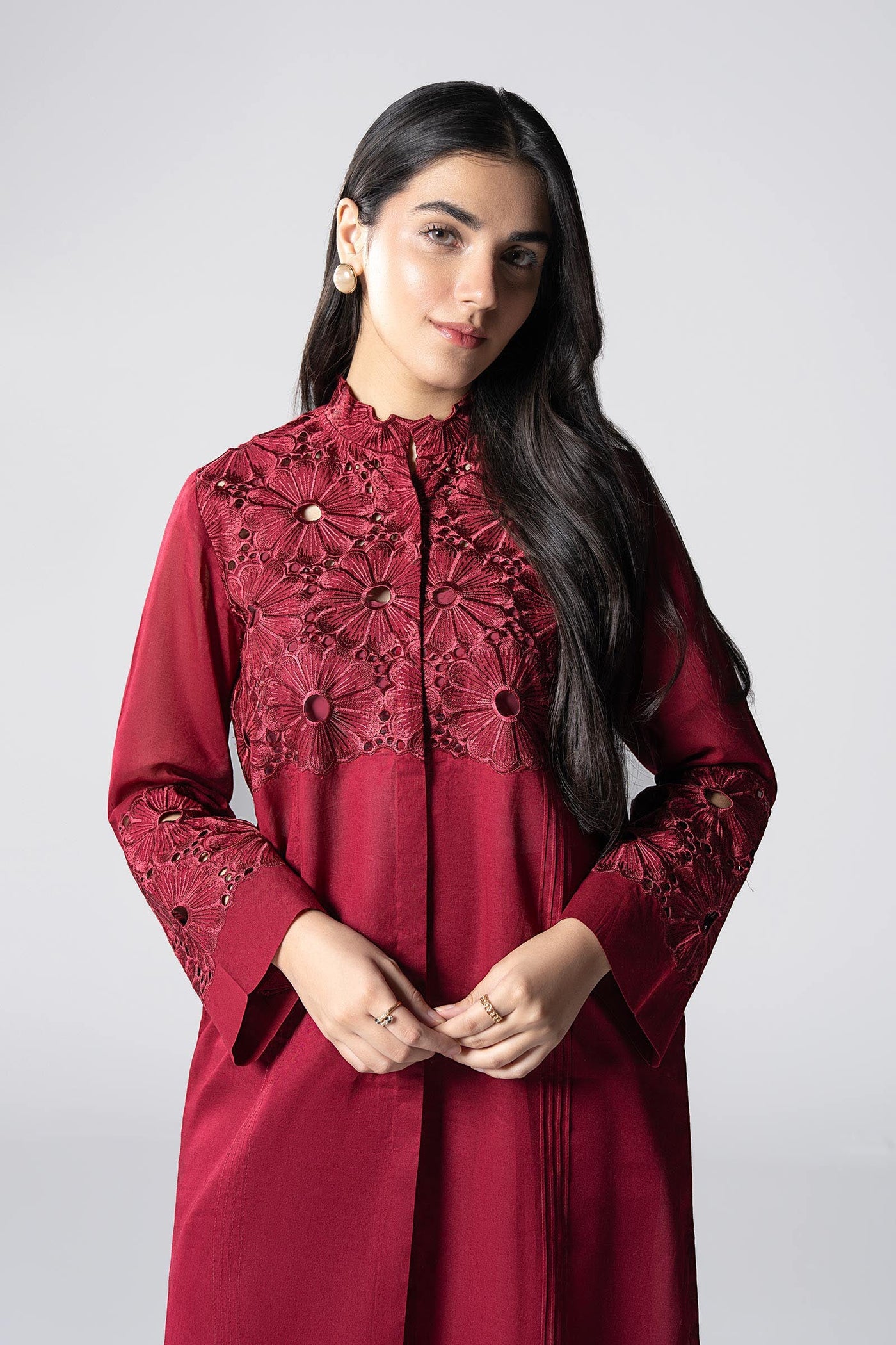 2 Pc Embroidered Lawn Suit