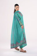 2 Pc Embroidered Lurex Mukaish Suit