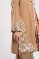 2 Pc Embroidered Lurex Suit