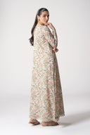 2 Pc Embroidered Zari Stripes Suit