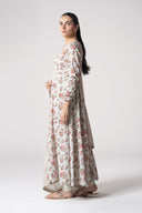 2 Pc Embroidered Zari Stripes Suit