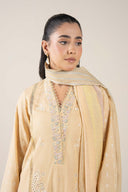 3 Pc Embroidered Dobby Suit