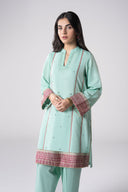 2 Pc Embroidered Two Tone Suit