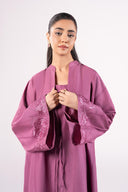 2 Pc Dyed Textured Cotton Suit