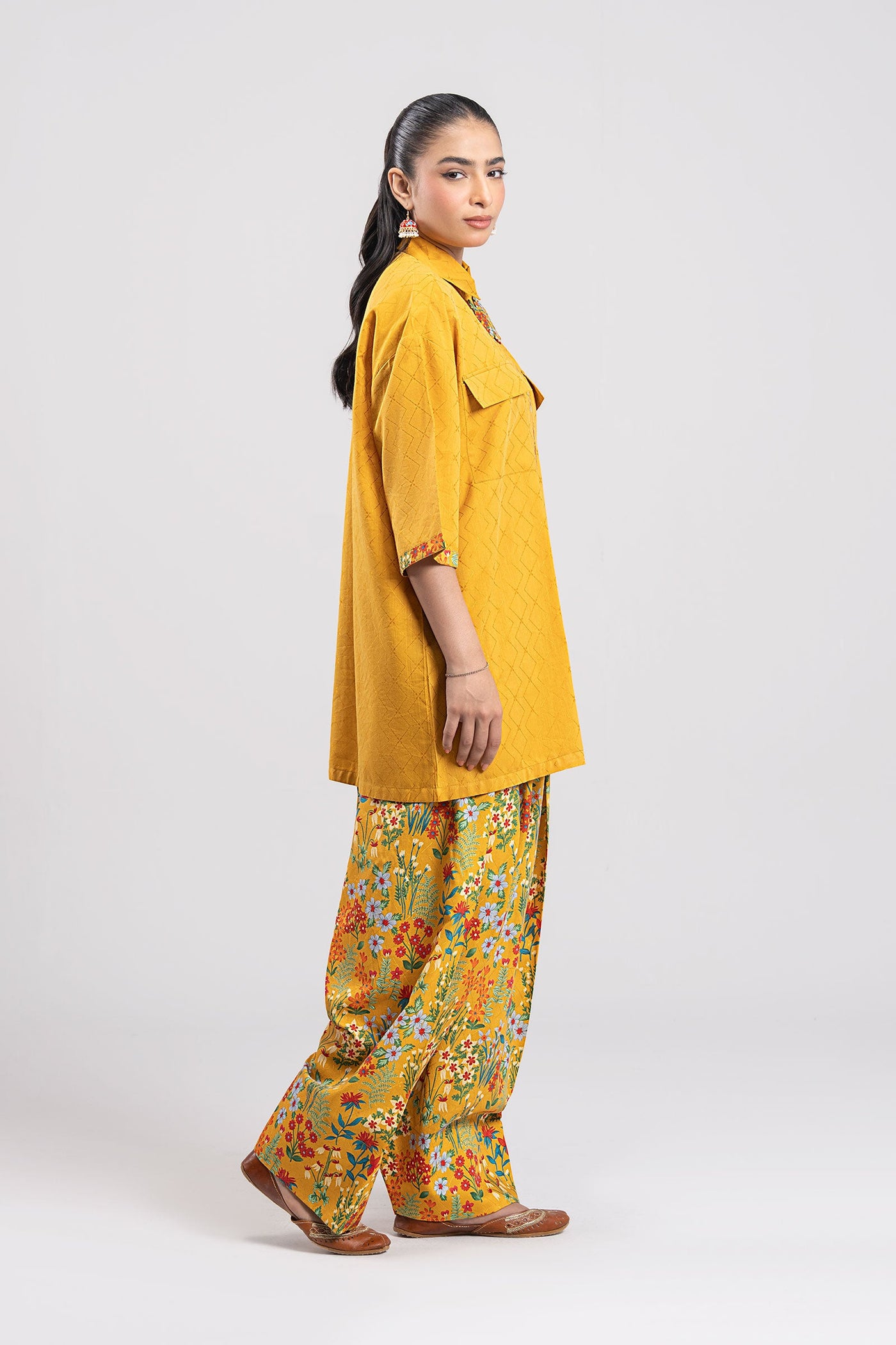 2 Pc Printed Viscose Suit