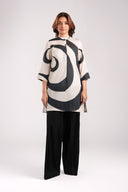 Printed Slub Lawn Shirt