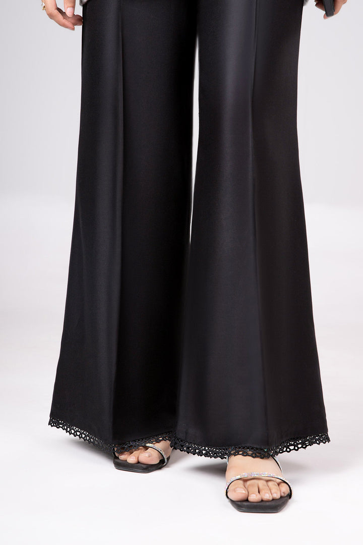 Dyed Viscose Trouser | MB-CS25-20 Bottoms MBCS020-ESM-BLK