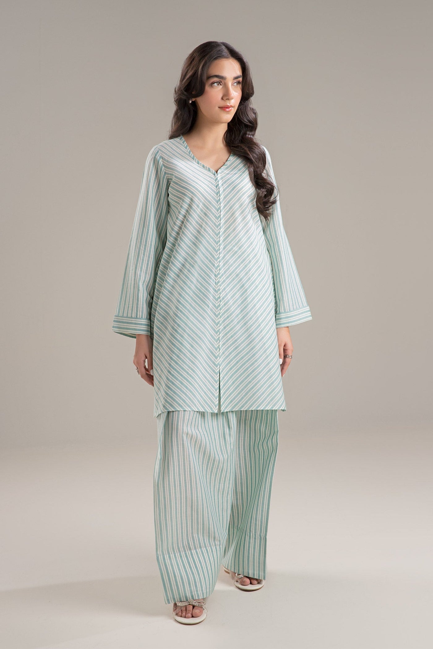 2 Pc Yarn Dyed Suit | MB-CS25-36