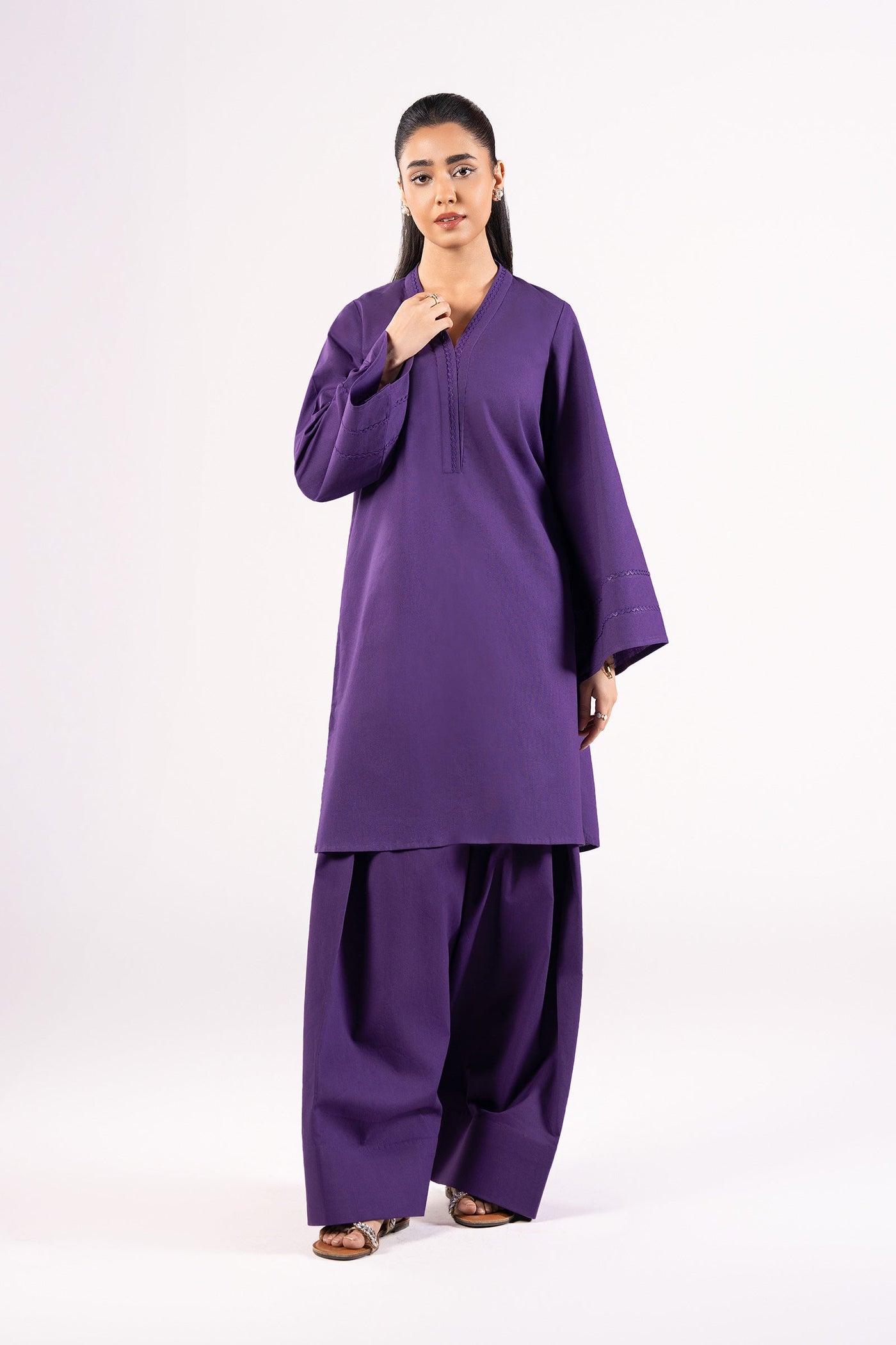 Dyed Linen Shirt | MB-CS25-42