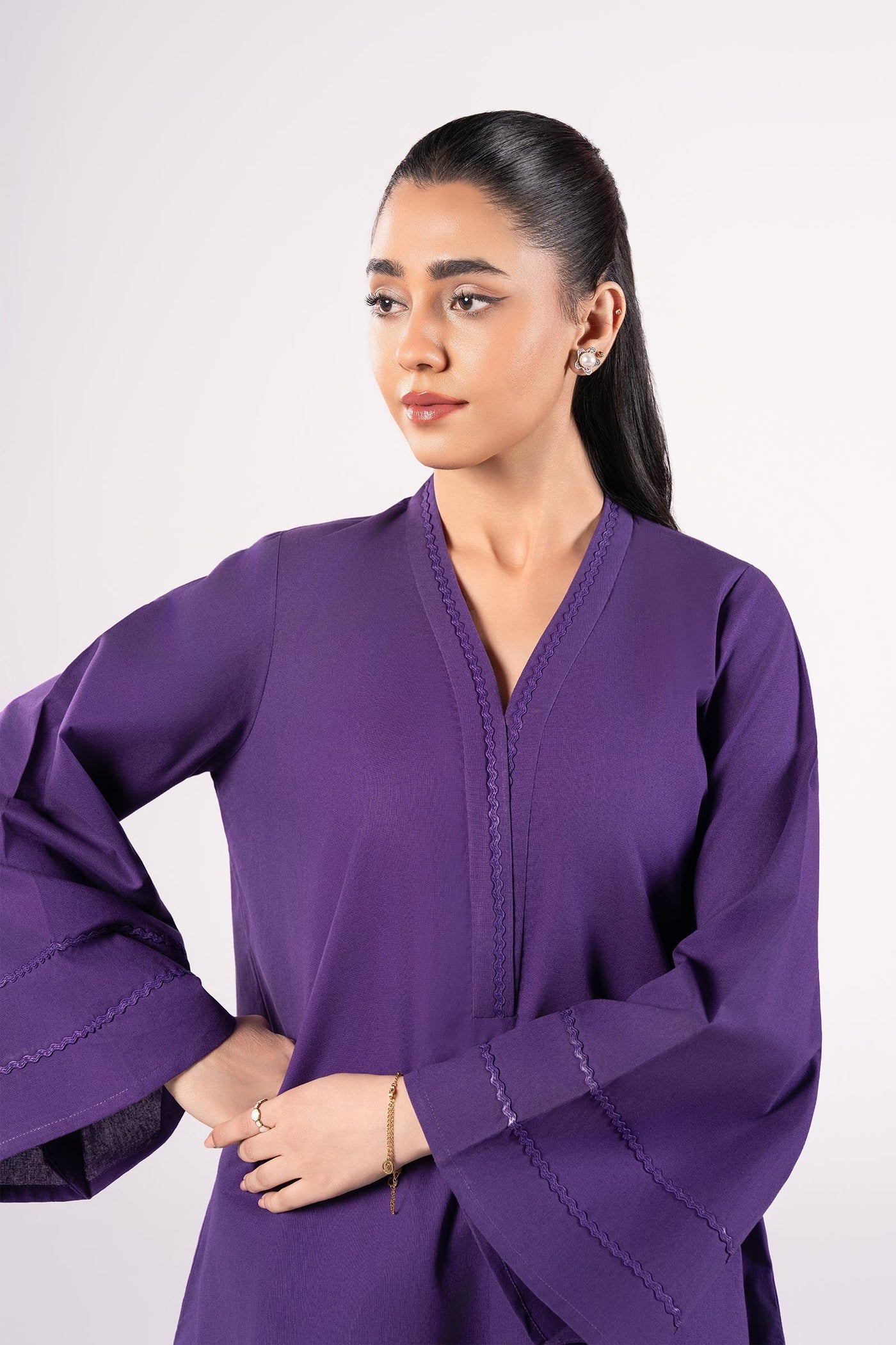 Dyed Linen Shirt | MB-CS25-42