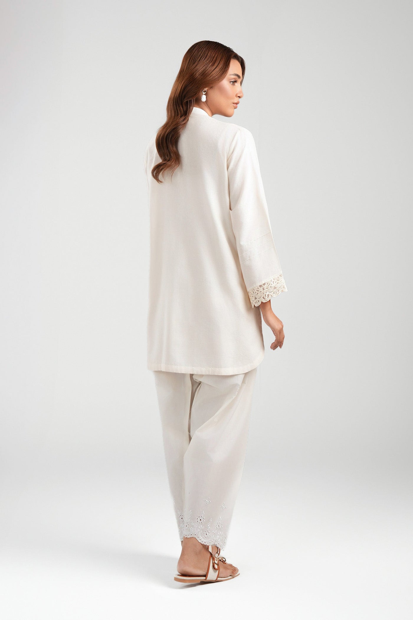 Embroidered Jacquard Viscose Shirt | MB-CS25-53