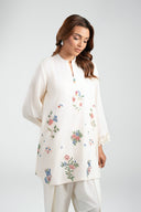 Embroidered Jacquard Viscose Shirt