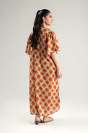 Printed Slub Lawn Tunic
