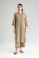 2 Pc Dyed Karandi Suit