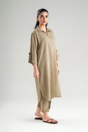 2 Pc Dyed Karandi Suit