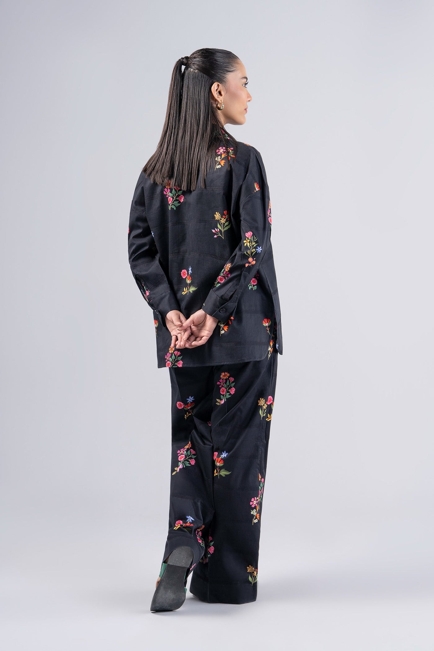 2 Pc Printed Textured Cotton Suit | MB-CS25-95