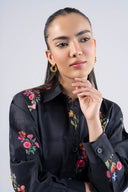 2 Pc Printed Textured Cotton Suit